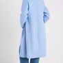 River Island Blue single breasted longline coat Image 5
