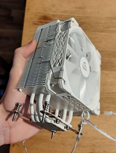 Forgeon Solarian 4 Pipes 120mm ARGB CPU Cooler White