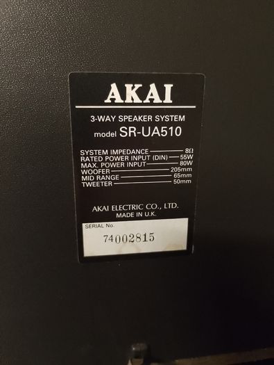 Akai stereo system