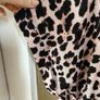 NEW Dunnes leopard animal print top, blush / pink tones, Size Medium, BNWT Image 2