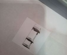 Corner wall shelf