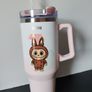 Labubu inspired Stanley style cups Image 3