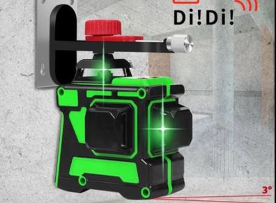 New Laser Level 12 Lines 3D Level Self-Leveling 360 Horizontal And Vertical Cross Super Powerful Green Laser Level kit
