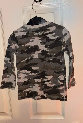 Next long sleeved camouflage top 18-24 months