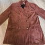 Brown velvet blazer, size 10 Image 2