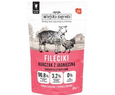 Wet cat food Country of Animals Chicken with Lamb fillets (adult) 85g