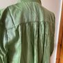 River Island pussy bow green top plus size Image 6