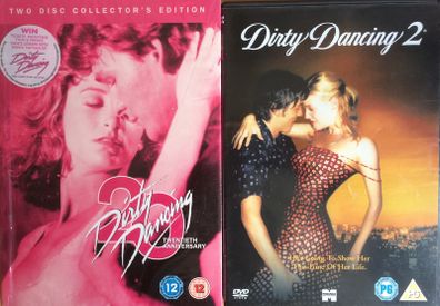 Dirty Dancing 1+2 (Patrick Swayze & Jennifer Grey) [Movie DVDx3]