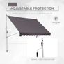 3 x 1.5m Balcony Manual Adjustable Awning Image 5