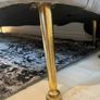 Velvet grey sofa Image 4