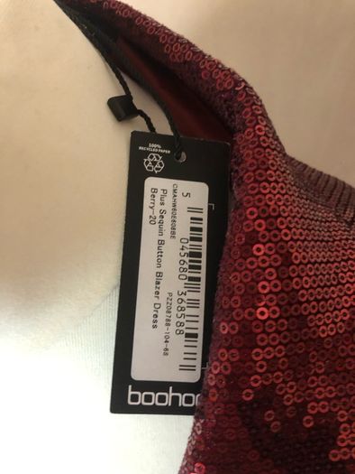 NEW Boohoo sequinned blazer dress (20)