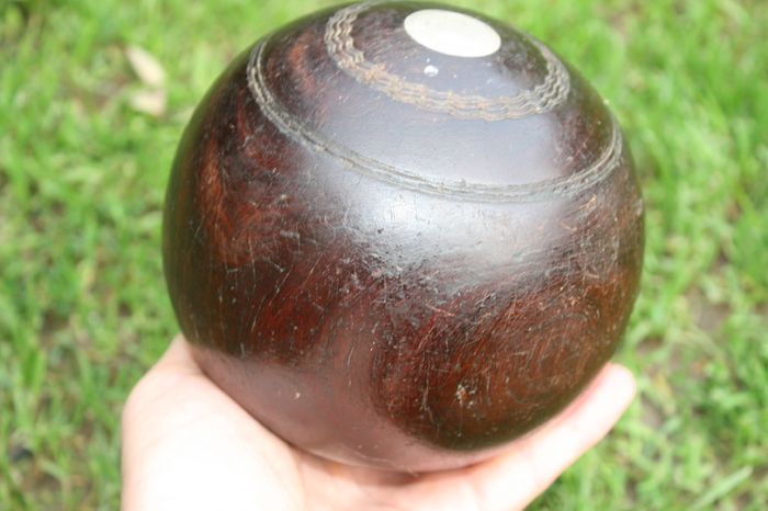 Vintage Boulingrin Ball Game Anglaterre Late 19th 5"
