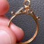 9ct Gold Full Sovereign Pendant Mount Image 4