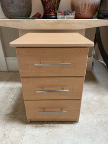 Extremely Solid Heavy Wooden Locker - Bedside Table - Can Deliver