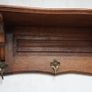 Antique French Oak Coat Hanger Image 2