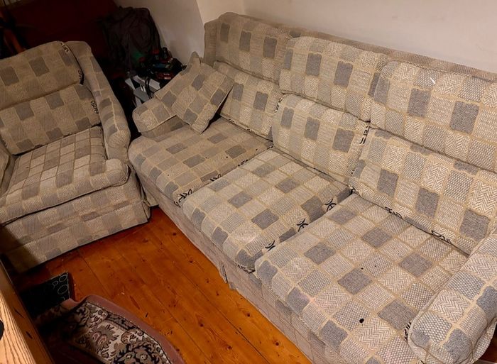 3 seater sofa and armchair