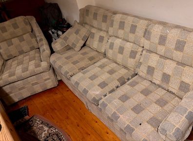 3 seater sofa and armchair