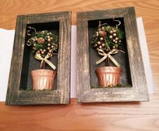Decorative Wall Plaques Pair