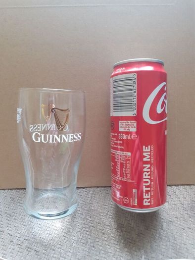 Guinness Half Pint Glasses