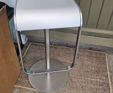 Chrome Silver Bar stools 4x