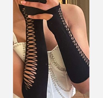Goth Style Gloves