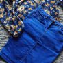 Blue Skirt  Size 8-12 Image 2