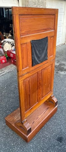 Antique Church Confessional, Ecclesiastical Kneeler