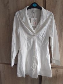 New long shirt dress size fits Xs and s