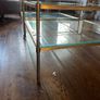 Aged Brass and Glass Coffee Tables Image 2