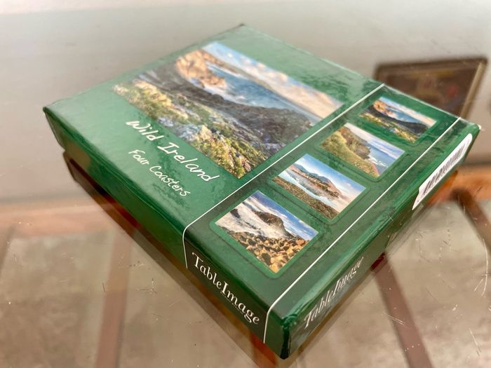 Wild Ireland Cork Backed Drinks Coasters
