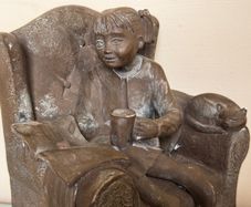 Genesis Bronze Sculpture with Original Patina