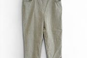 Pre Owned Sage Green Cropped Trousers