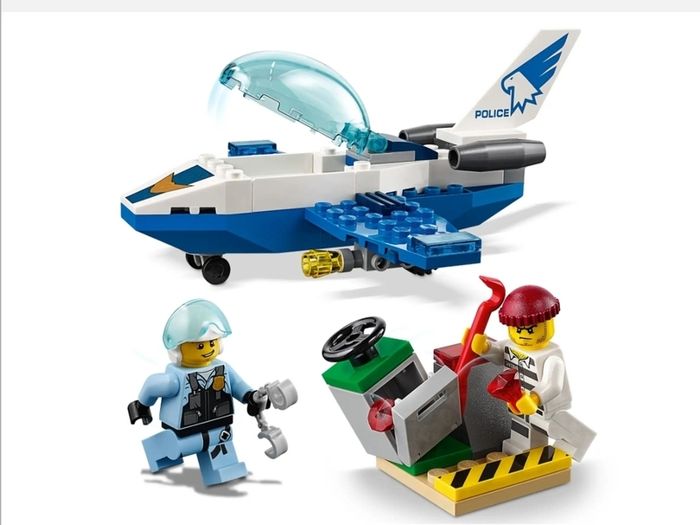 Lego City, 4+, Sky Police jet patrol, 60206
