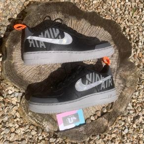 Premium Nike Air Force 1 Low Grey Black