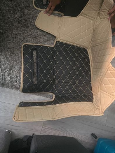 New Diamond-Stitched Floor Mats for BMW 5 Series (Luxury Interior)