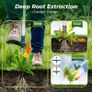 Weed Puller, Stand Up Weeder Hand Tool, Long Handle Garden Weeding Tool with 3 Claws, Hand Weed Hound Weed Puller for Dandelion, Standup Weed Root Pulling Tool and Picker, Grabber (1 Pack) Image 3