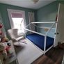 House Floor Bed, European Double 140x200cm, and Silentnight Mattress Image 2