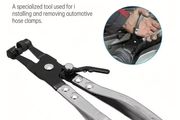 Car Water Pipe Hose Clip Pliers Clamp Swivel Drive Jaw Locking Tool Removal And Installation Of Ring-Type Flat-Band Hose Clamps