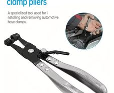 Car Water Pipe Hose Clip Pliers Clamp Swivel Drive Jaw Locking Tool Removal And Installation Of Ring-Type Flat-Band Hose Clamps