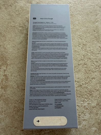 Sealed Google Pixel Watch 4 45mm LTE