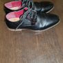 Boys black smart shoes Image 2