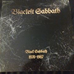 Black Sabbath Blackest Sabbath 1970-1987 2lp compilation