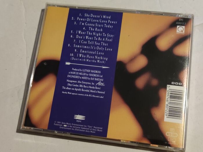 Luther Vandross - Power of Love Cd