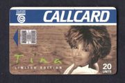 1993 Ireland 20 unit Tina Turner (EMI) (Schlumberger) Call Card Used