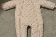Mamas&amp;Papas  Baby Quilted Fleece Lined All-In-One Pramsuit 6-9m
