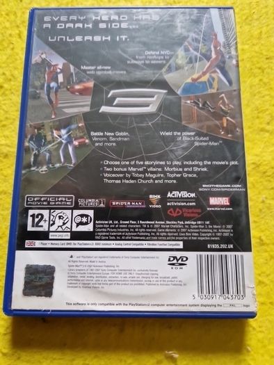 Spider man 3 PlayStation2  ps2 games Original