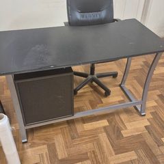 Desk and office chair