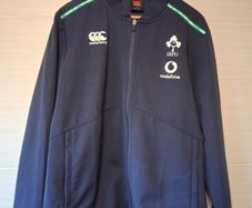 Ireland Rugby Jacket. Official IRFU Canterbury Mens Touchline Jacket. Not An Ireland Rugby Jersey.