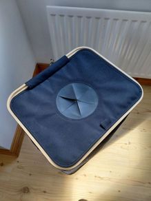 Black Bottle Return Basket Recycling or Storage 110L