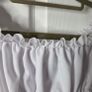 Brand new white off-shoulder smocked crop top with puff sleeves, size 6 Image 3